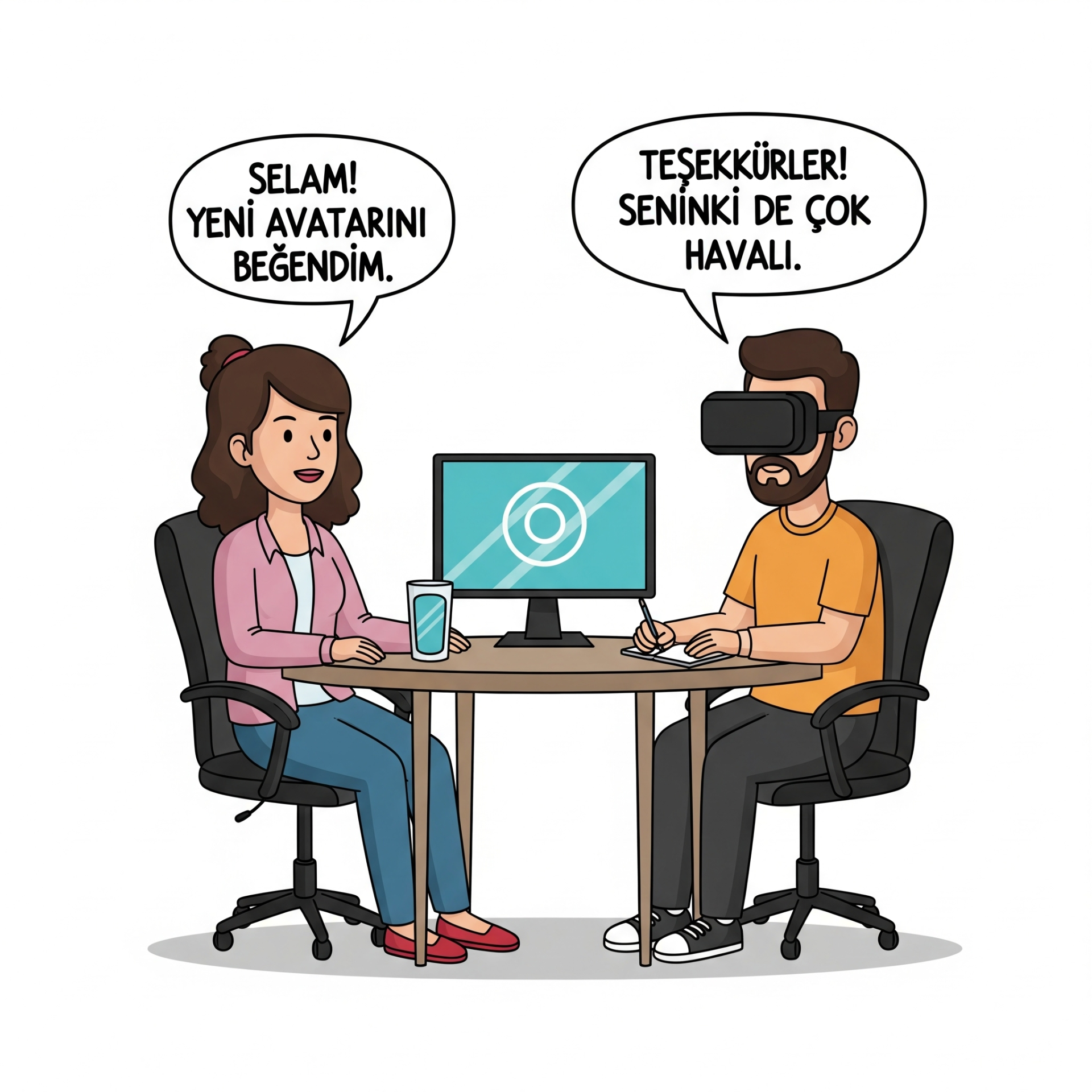 Metaverse Evreninde Soyut Karakterler Üzerinden Tanışma