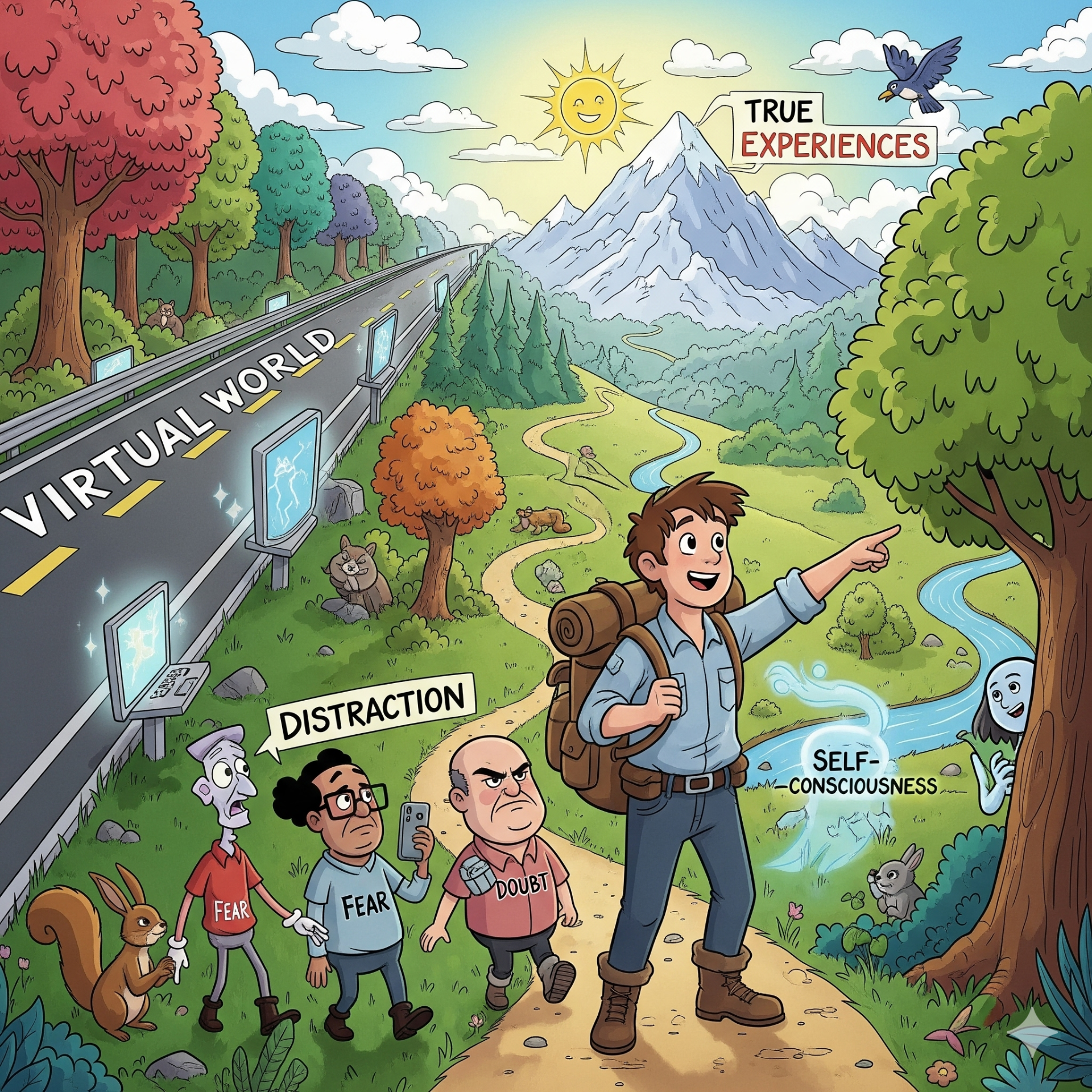 SANAL ve SOMUT Yaşayanlar